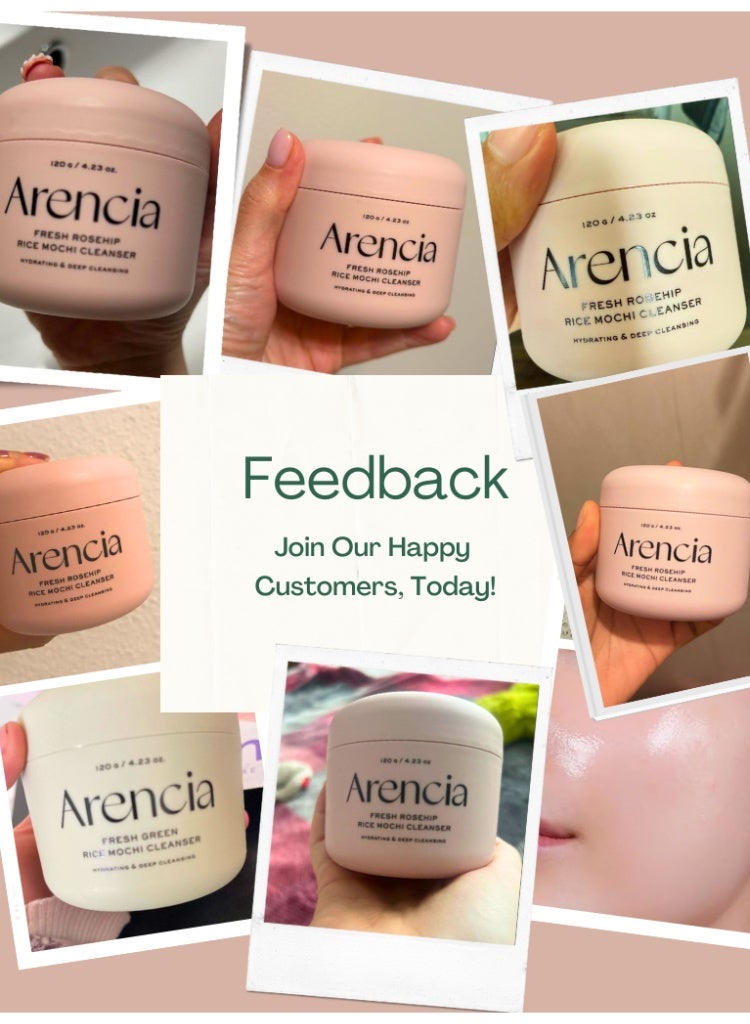 أرينسيا حل جفاف البشرة وبهتانها – منظف ARENCIA Rosehip Rice Mochi لتنظيف لطيف، تفتيح وتنعيم ملمس البشرة - Image 2